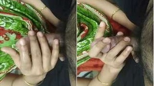 sexy wife Desi Pleasantly masturbates hubby