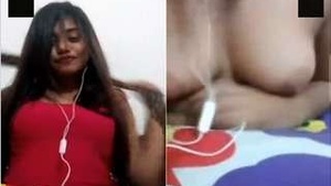 Cute Desi Girl Finley Shows Tits On Video Call