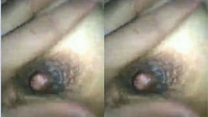 Wife Desi with big tits presses on Husband