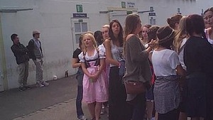 Toilet line oktoberfest