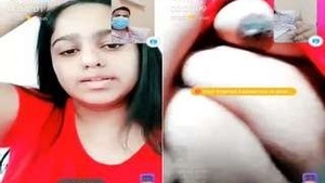 Sexy Desi Girl Her Boobs Pussy Video Call