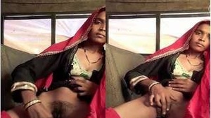Horny Desi Bhabhi Shows Tits And Masturbates