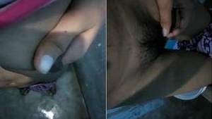 Country girl Shows her tits and pussy