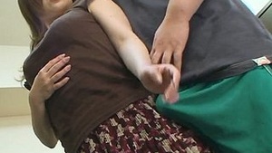 Buxom Japanese dame Yumi Kajiyama dreams to be porn notability