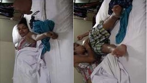 A hot couple from Sri Lanka gave a blow job and fucked.