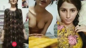 Beautiful girl call video sex chat with her boyfriend
