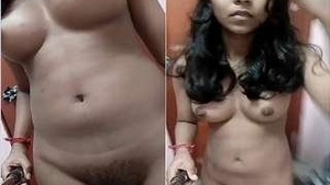 Cute Lese Girl Takes Nude Selfies