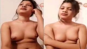 Pretty Girl From Bangla Shows Tits
