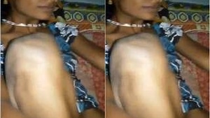 Desi Bhabha's tits are pressed