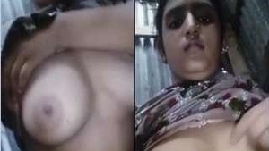 Sexy Indian Girl Shows Her Big Tits and Masturbates