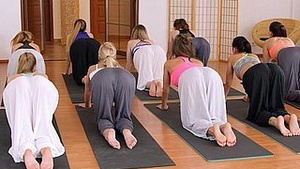 Fitness hotties enjoying passionate sex and orgasms