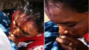 Desi Randi Outdoors Sucking Client's Dick