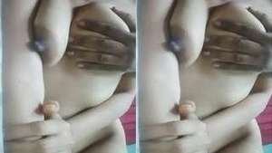 Desi Cpl Romance and Boob Squeeze