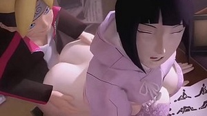 Hinata teaches Boruta, even so with respect to fuck fluzi, comparable to her