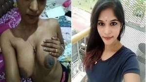 Desi Girl gives a blowjob and fucks hard in the anus with her lover