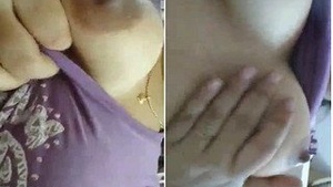 Horny Indian Wife Plays on Camera With Big Boobs