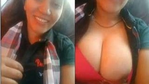 Shy Country Girl Shows Her Boobs On Video Call