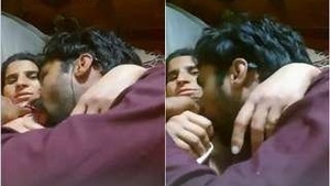 Husband Sucking Wife's Milk Tits