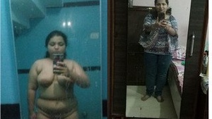 Exclusive Desi Girl Riktica undresses and shows her tits and pussy