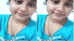 Horny Indian Girl Loves Sucking Her Big Tits and Showing Her Wet Pussy