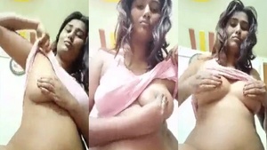 Indian porn star Swati Naidu shows her tits