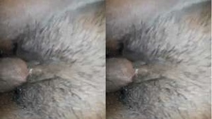 Wife Desi presses her breasts and fucks