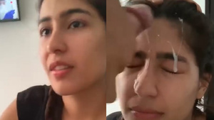 Indian desi girl with facial cumshots video
