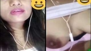 Sexy Girl with Big Tits and Wet Pussy on Video Call
