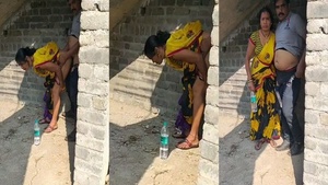 Indian Bhabhi illicit outdoor sex