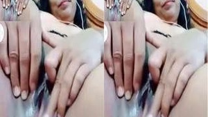 Horny Shows Her Tits and Pussy On Video Call