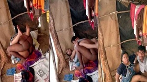 Indian couple gets naughty on camera with a voyeur