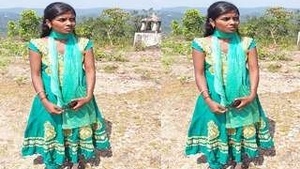 Desi Girl Gets Caught Outdoors by Villagers in Exclusive Video