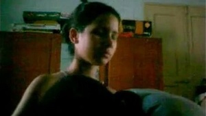 Slim college student gets her landlord to face-fuck her in this desi XXX video