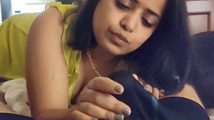 Sexy horny woman blowjob