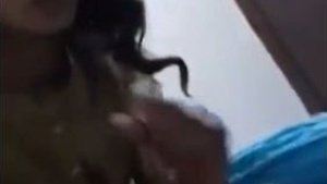 saali helping jija jerking off and blowjob