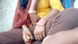 Telugu couple enjoys wild fun in the park