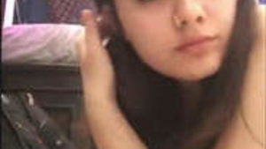 Pakistani beauty inserts flashlight into her pussy hole while on vacation