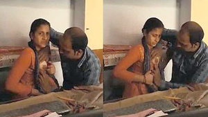 Director sucking nipples of the teacher in the staff room