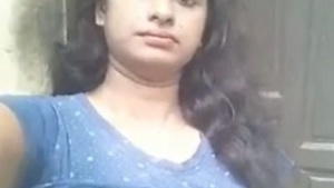 Beautiful Village woman show her breasts