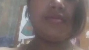 Sexy beauty Assame Boudi showing and fingering her wet pussy