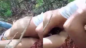 Desi teen gets wild with sex in the jungle