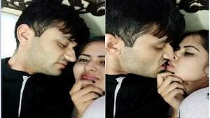 Exclusive Desi Mistresss Romantic Kisses and Lovemaking