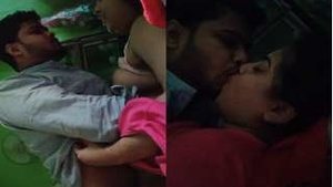 Desi gf gets rid of her lovers hard cock in hot video