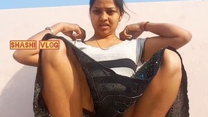 Huge boob girl morning oil Shashi Vlog Vlog