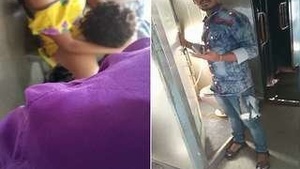 Desi Couples Secretly Recorded Train Toilet Encounter