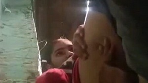 Village girl sucking and fucking by her neighbor