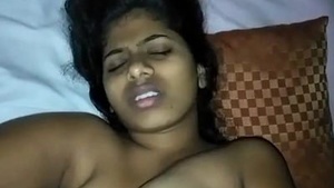 Woman fucking hard and tits pressed