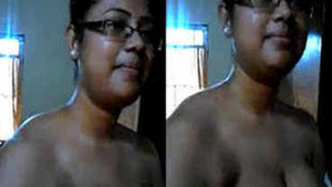 Desi sex parts are really XXX so MILF with glasses flashes them
