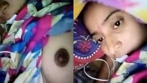 Desi Babe Shows Off Her Boobs and Pussy on Video Call in Part 3
