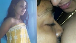 Desi Beautiful Breasts Sucked By Bf